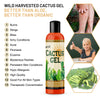 Wild Harvested Cactus Gel - Instant Itch, Rash and Burn Relief -  Wild Cactus Skin Repair Gel